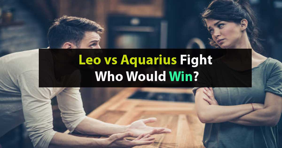 Leo vs Aquarius Fight Who Would Win?